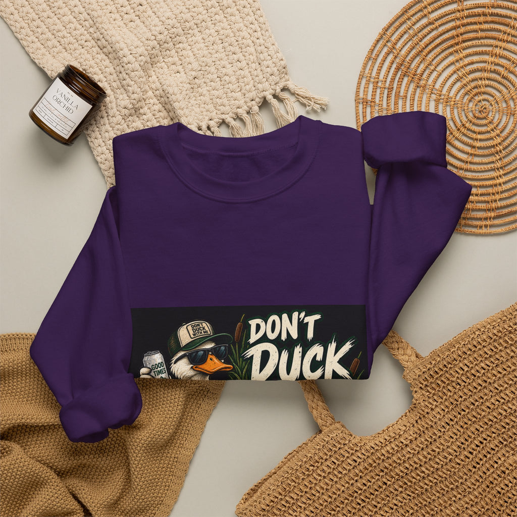 Duck With Me Camo - Crewneck Sweatshirt