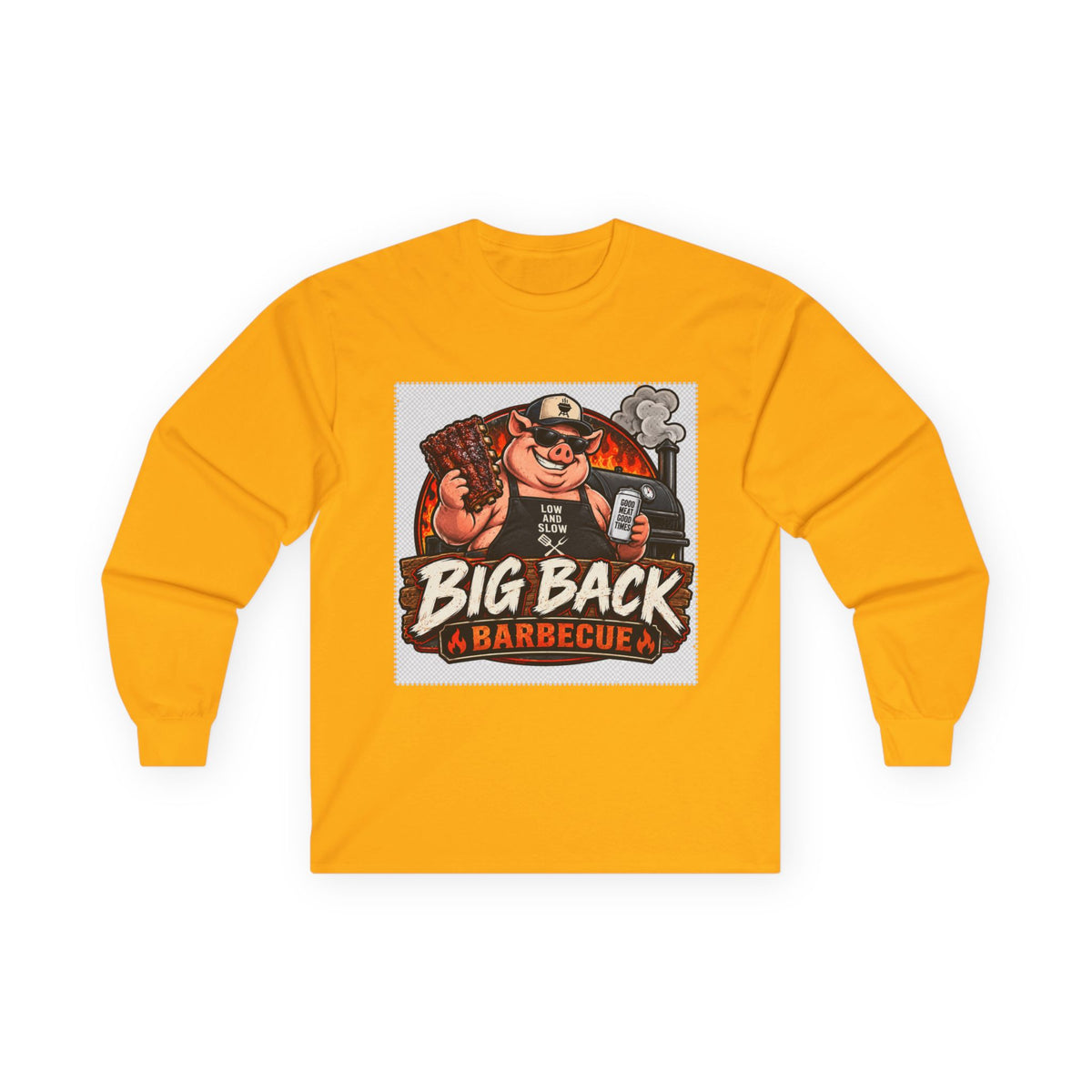 Big Back Barbecue - Unisex Ultra Cotton Long Sleeve Tee
