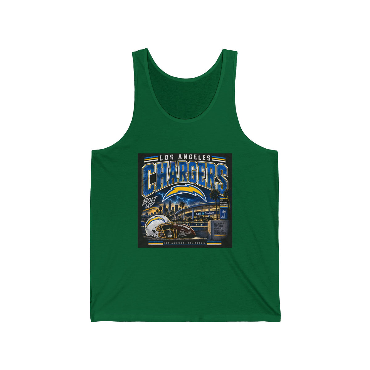 Los Angeles Chargers Bolt Up - Athletic Tank