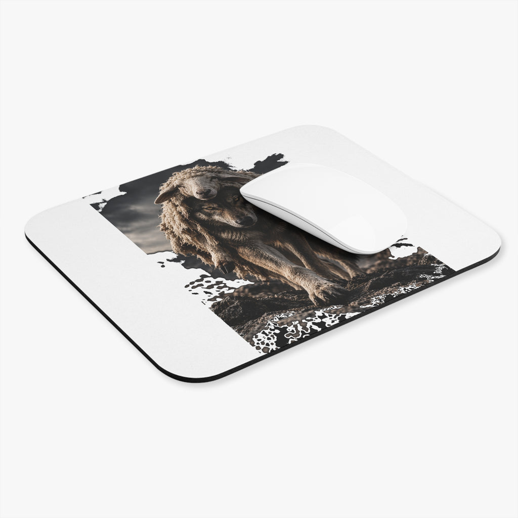Wolf in Sheep's Clothing - Mouse Pad