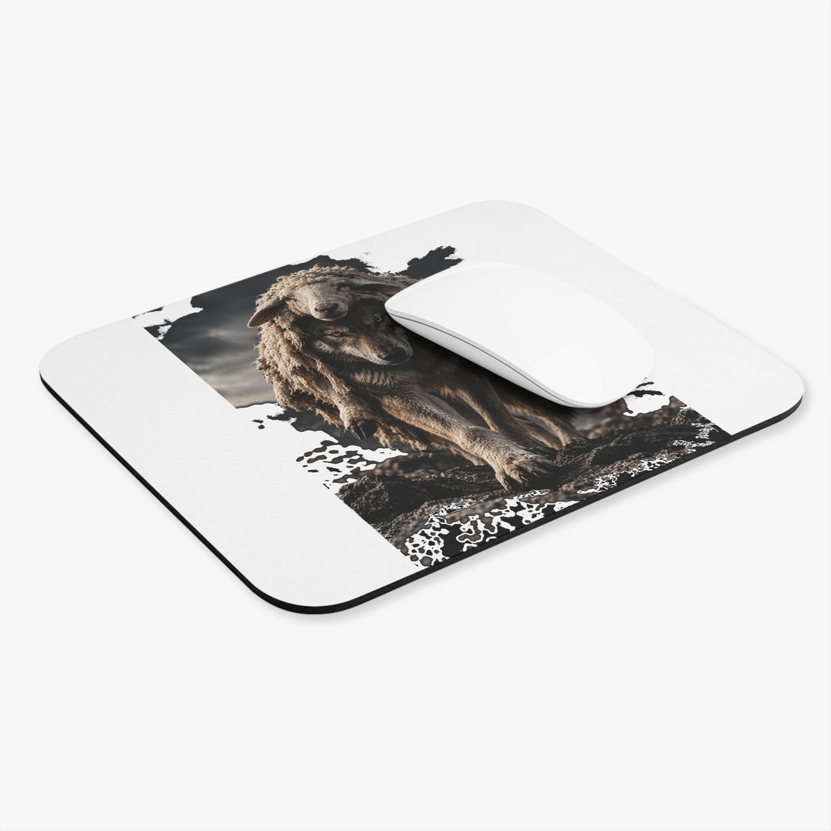 Wolf in Sheep's Clothing - Mouse Pad