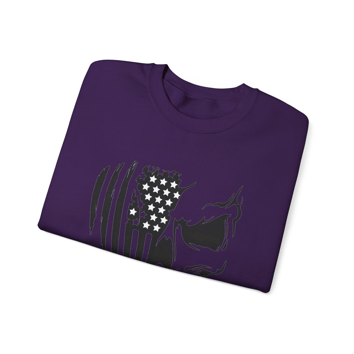 Stars, Stripes & Skulls - Crewneck Sweatshirt