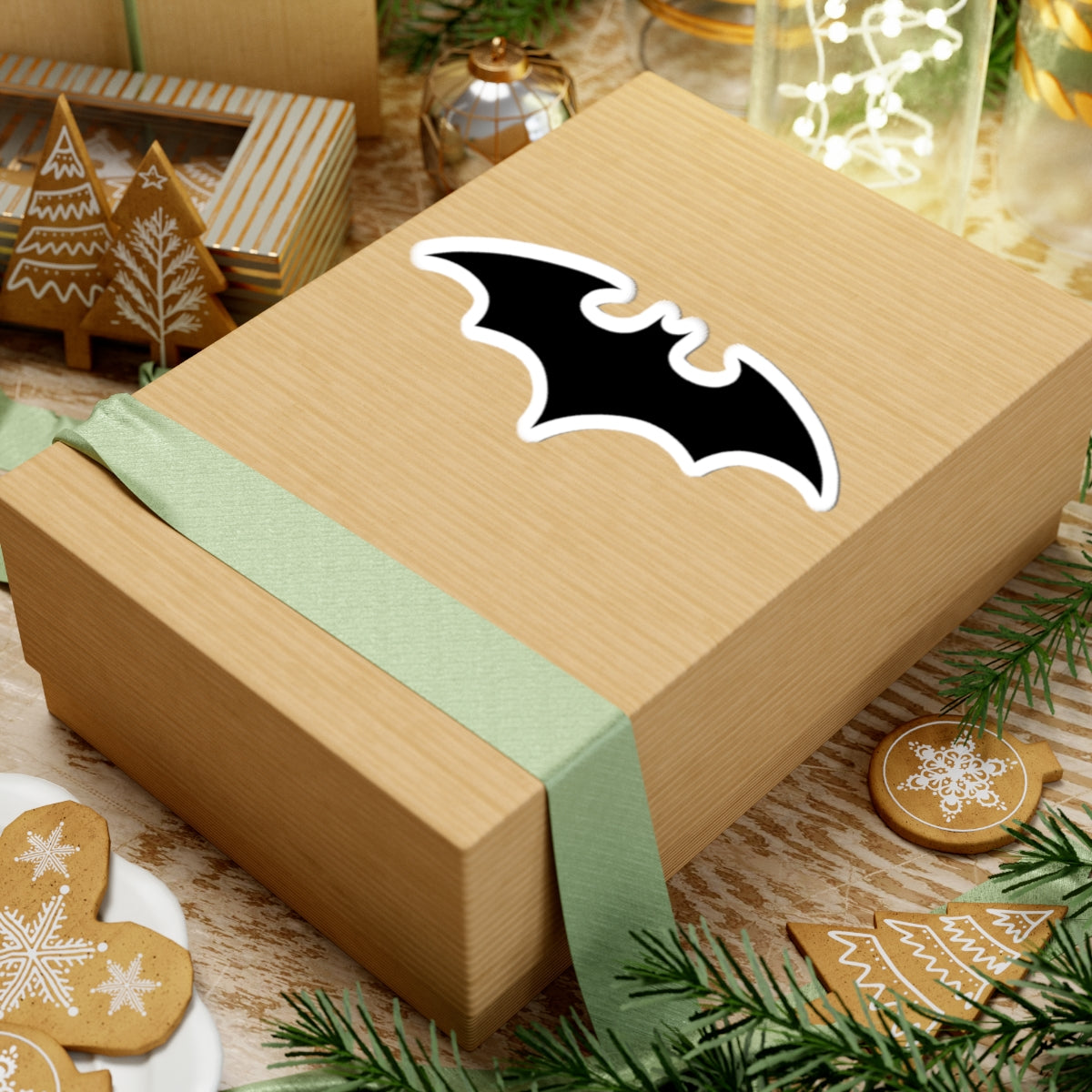 Midnight Bat Emblem - Kiss-Cut Sticker