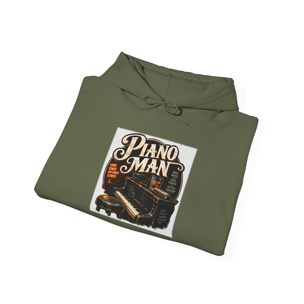 Piano Man Retro Bar - Hoodie