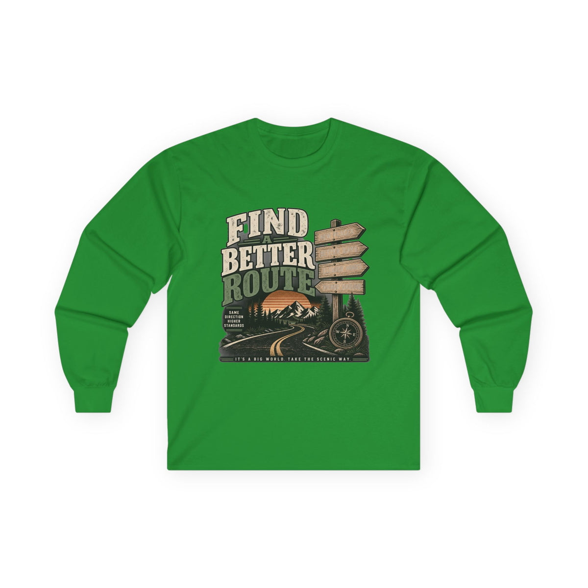 Find A Better Route - Unisex Ultra Cotton Long Sleeve Tee