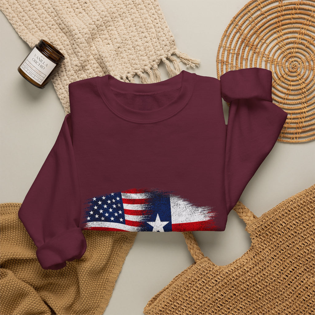 American by Birth, Texan by Choice - Crewneck Sweatshirt