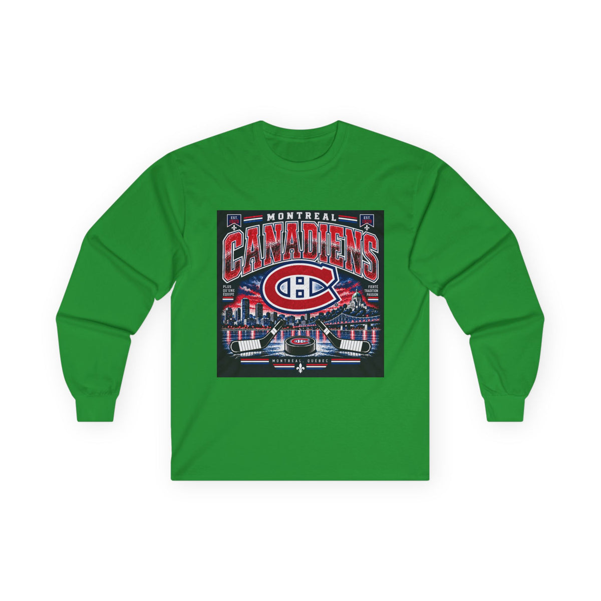 Montreal Canadiens Skyline - Unisex Ultra Cotton Long Sleeve Tee