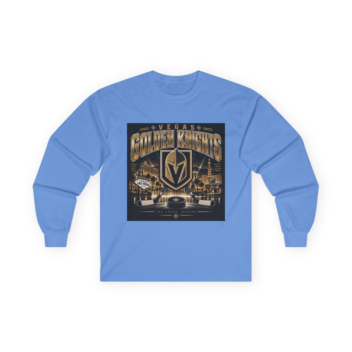 Golden Knights Vegas Nights - Unisex Ultra Cotton Long Sleeve Tee