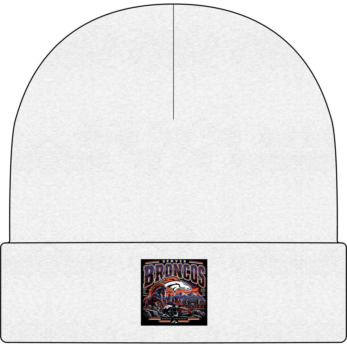 Denver Broncos Mile High Pride - AS Colour 1107 Cuff Beanie