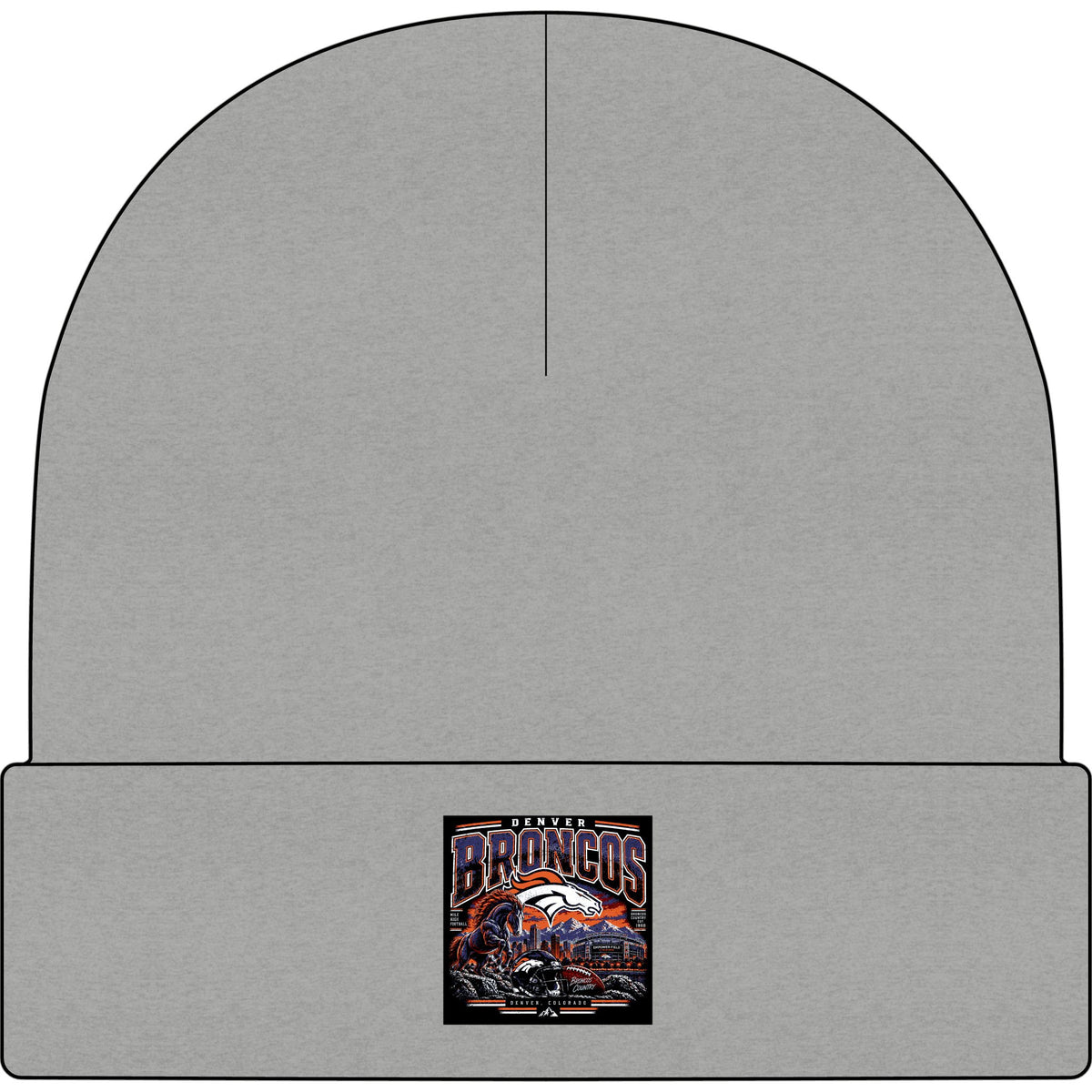 Denver Broncos Mile High Pride - AS Colour 1107 Cuff Beanie