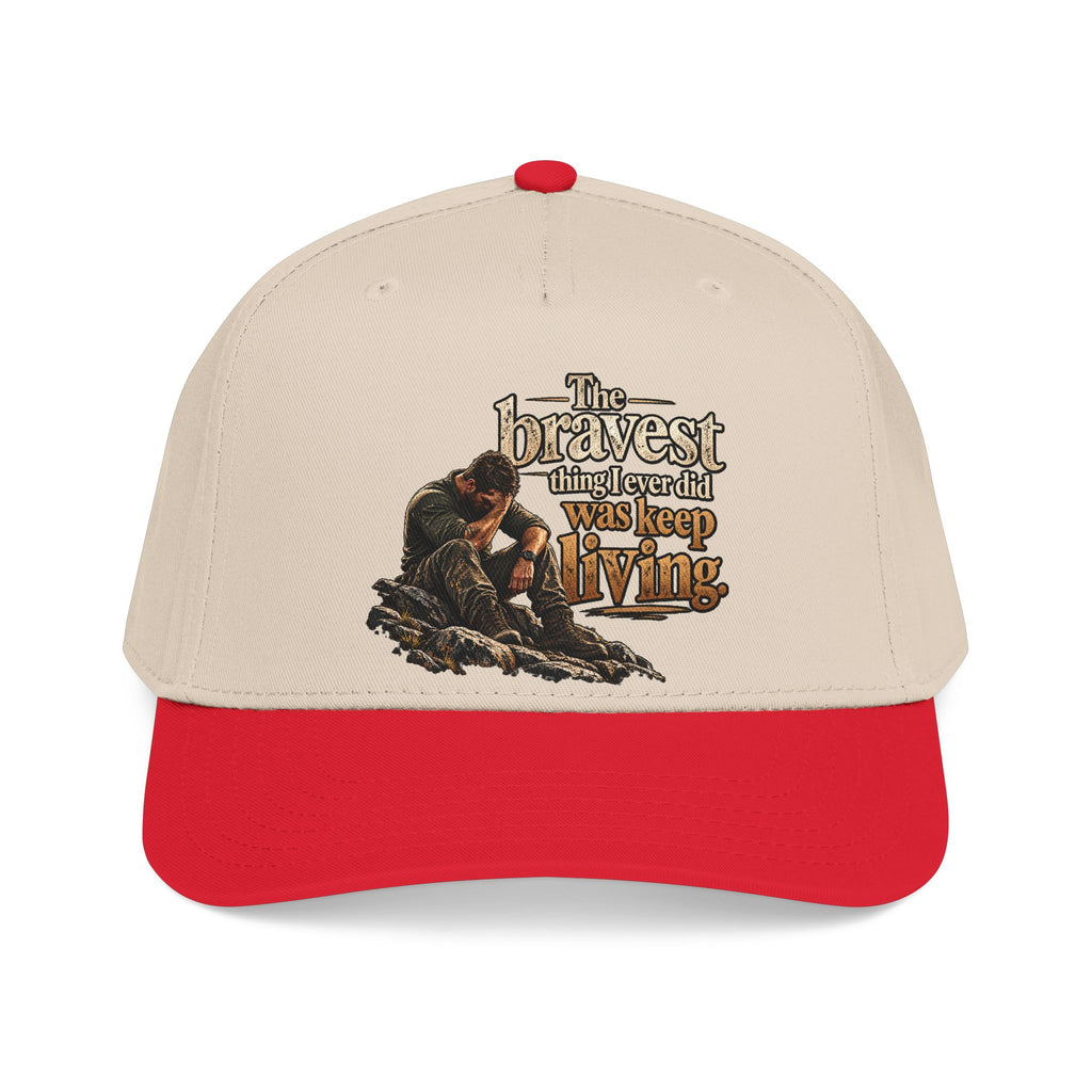 The Bravest Thing I Ever Did Was Keep Living - OTTO Baseball Hat