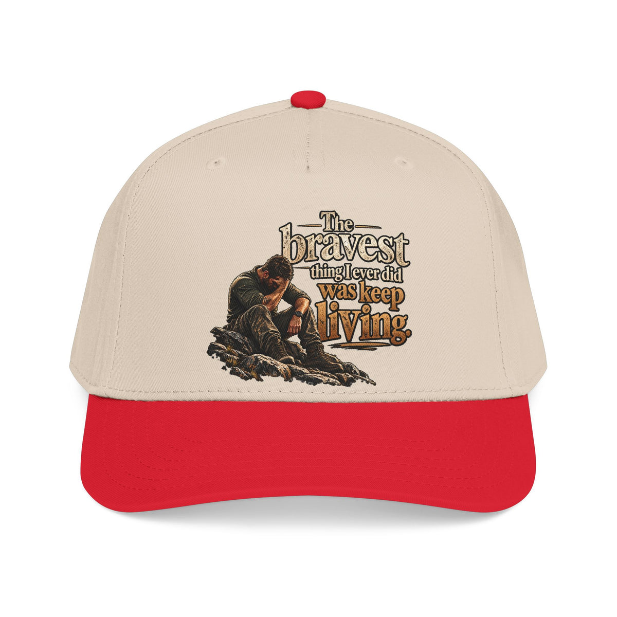 The Bravest Thing I Ever Did Was Keep Living - OTTO Baseball Hat