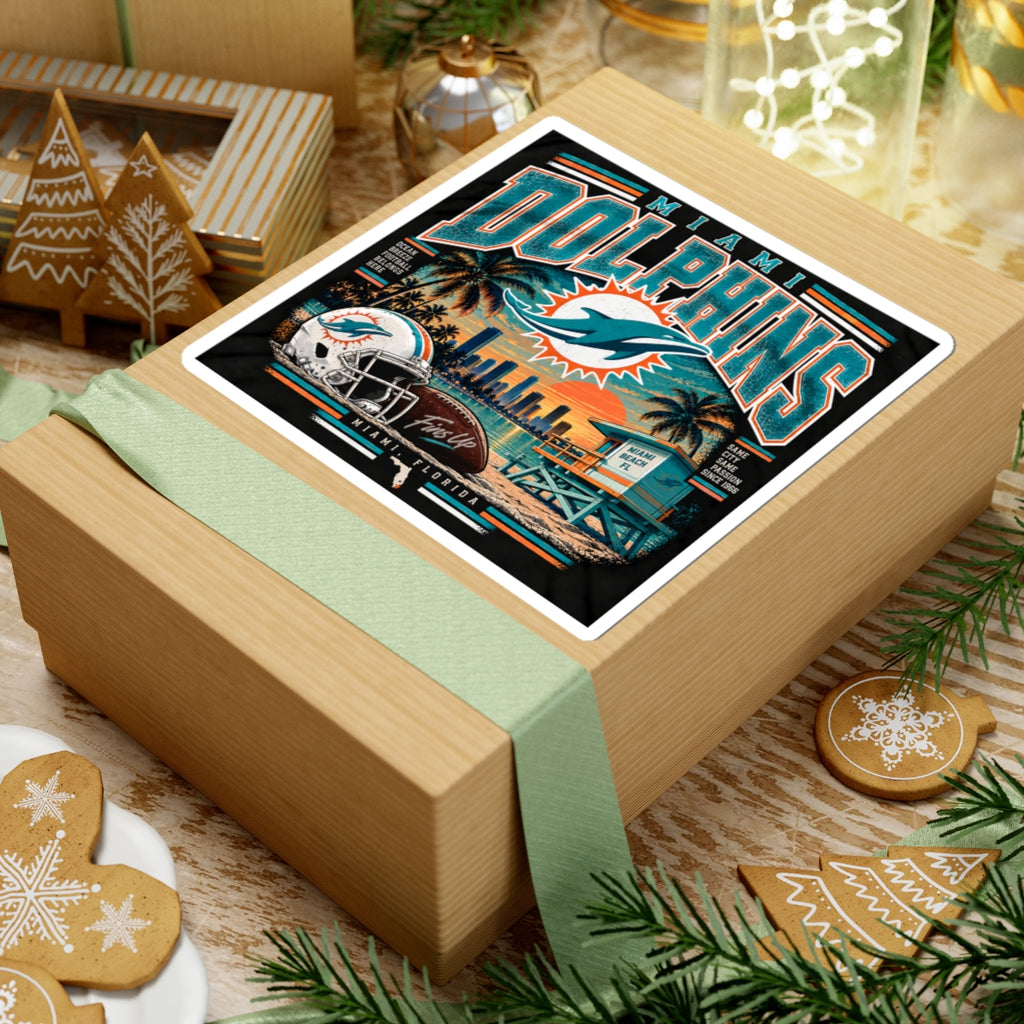 Miami Dolphins - Kiss-Cut Sticker