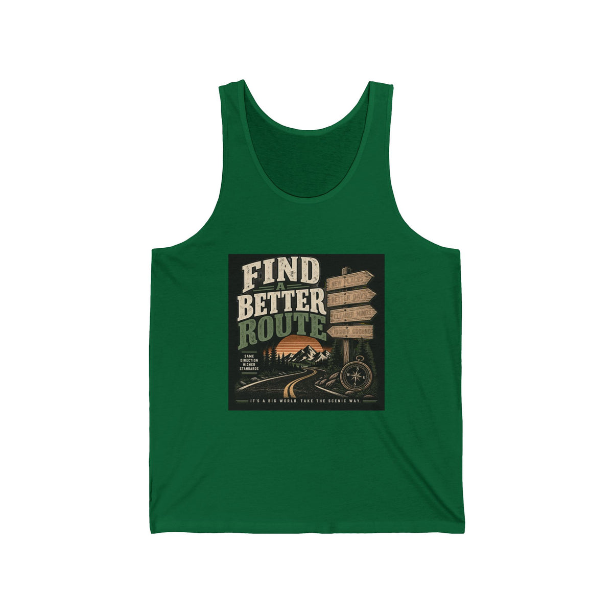 Find A Better Route - Athletic Tank