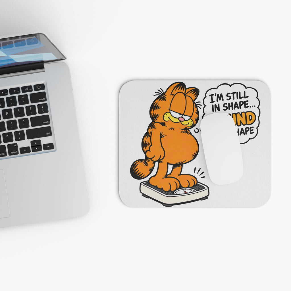 Round Shape Garfield - Mouse Pad