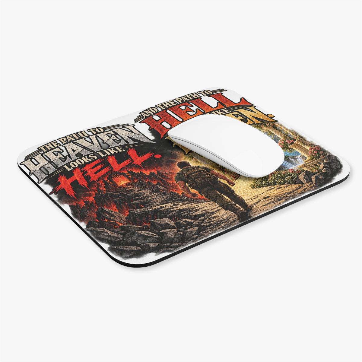 Path To Heaven Path To Hell - Mouse Pad