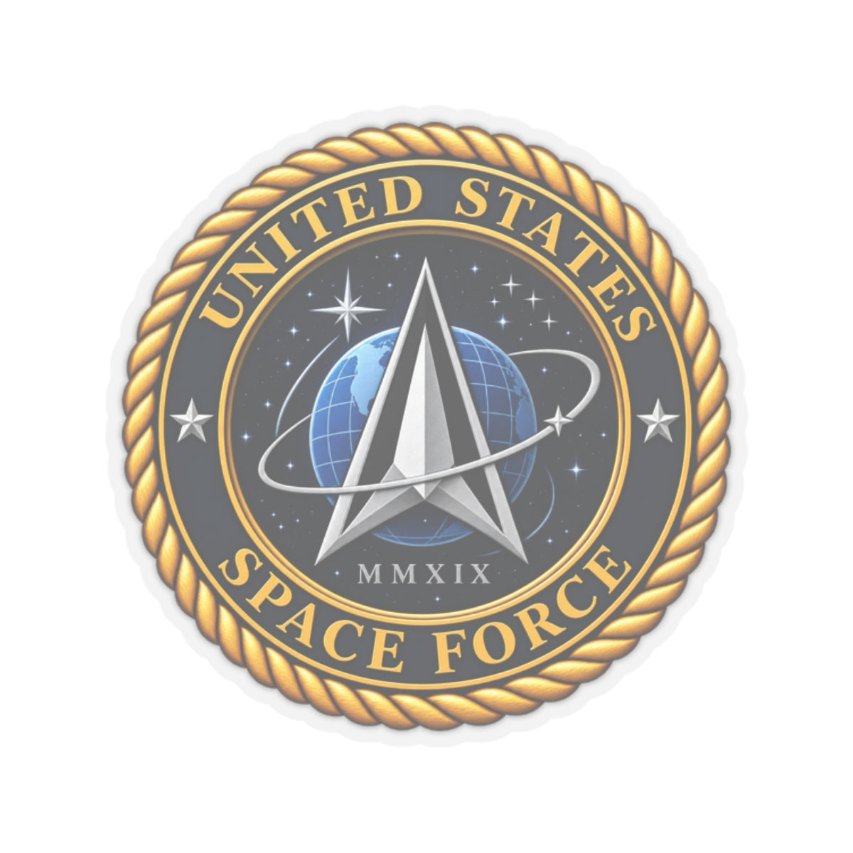U.S. Space Force Emblem - Kiss-Cut Sticker
