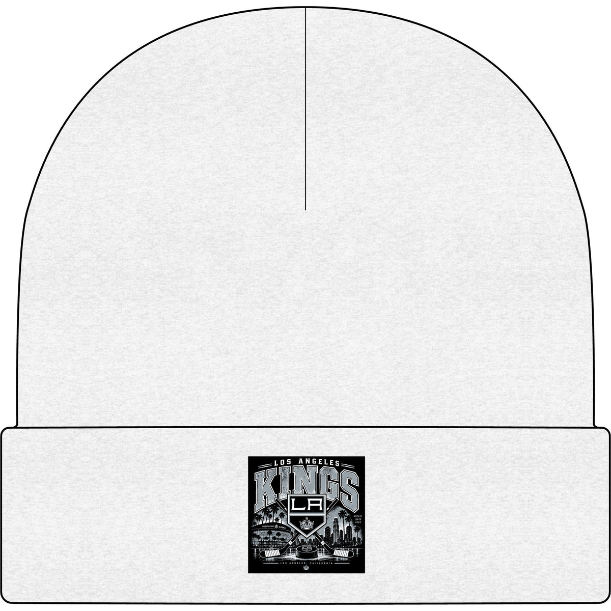 LA Kings Hockey Lives Here - AS Colour 1107 Cuff Beanie