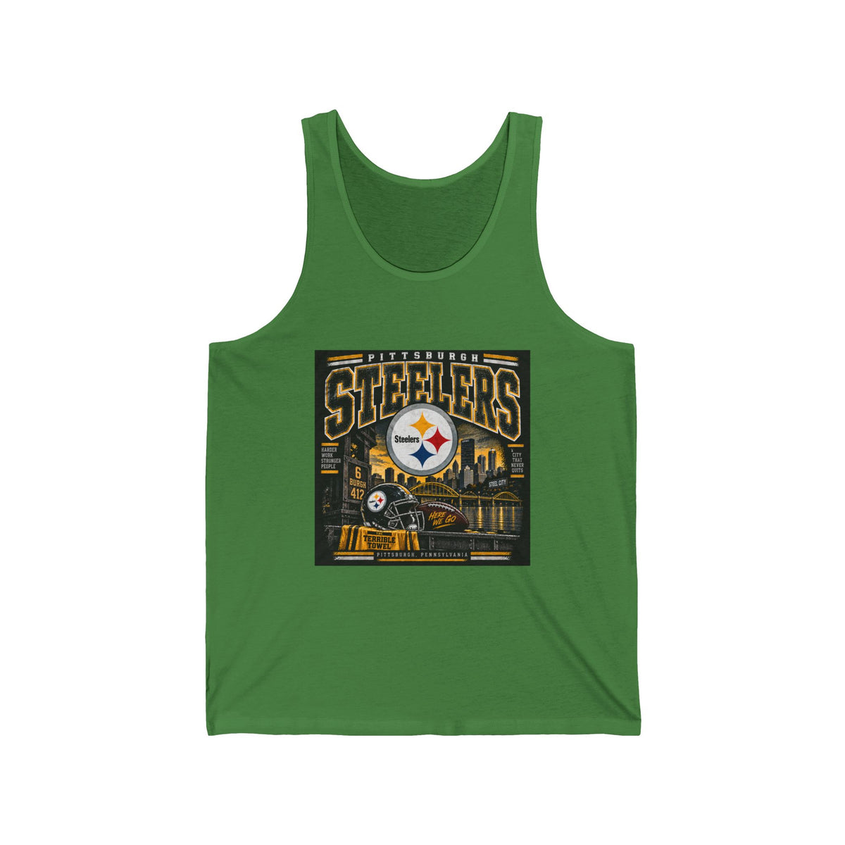 Pittsburgh Steelers Steel City Pride - Athletic Tank