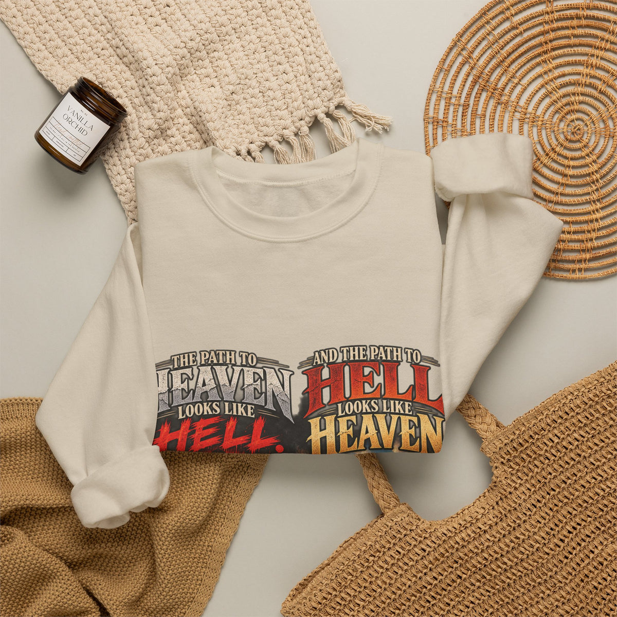 Path To Heaven Path To Hell - Crewneck Sweatshirt