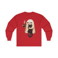 Meh Ghost and Black Cat - Unisex Ultra Cotton Long Sleeve Tee