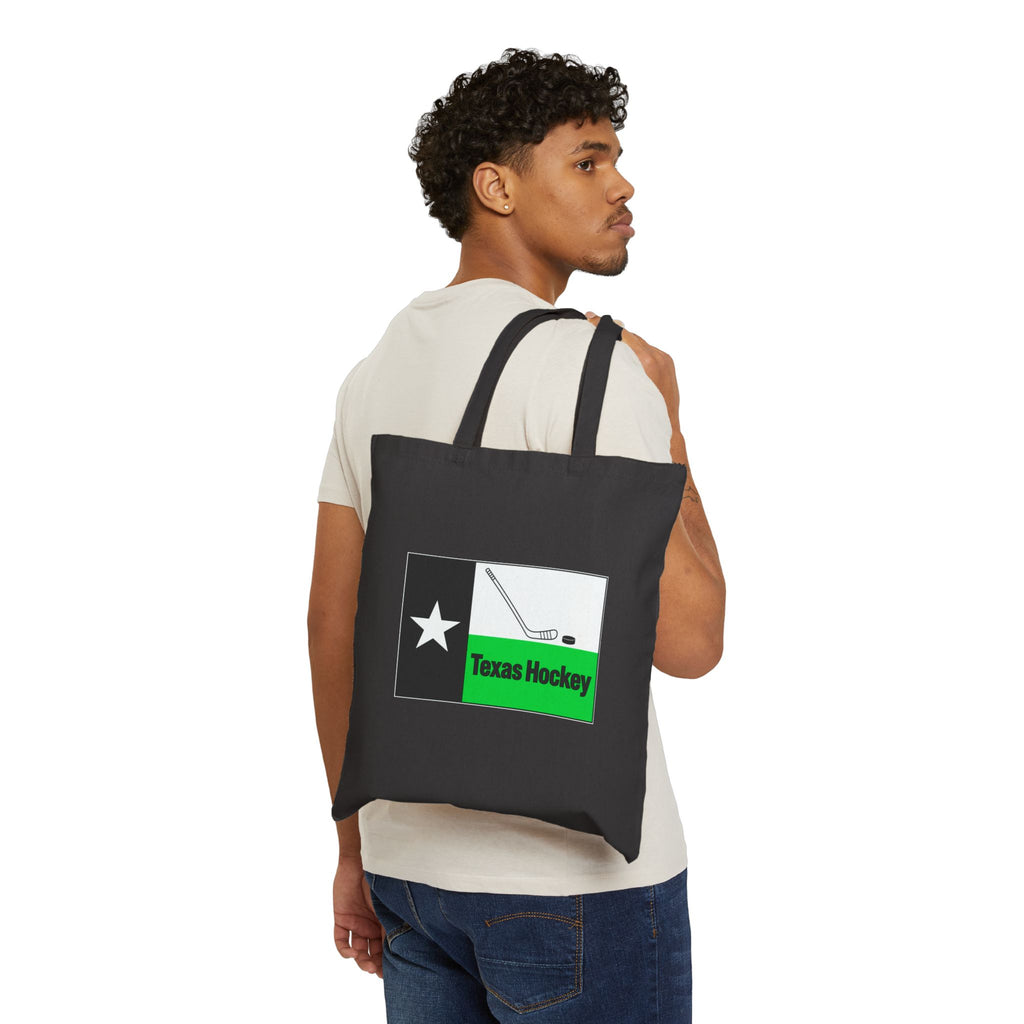 Texas Hockey Flag - Canvas Tote