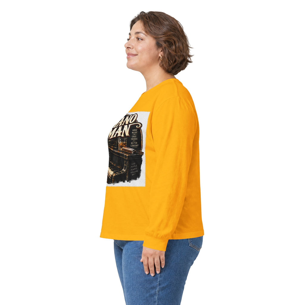 Piano Man Retro Bar - Unisex Ultra Cotton Long Sleeve Tee