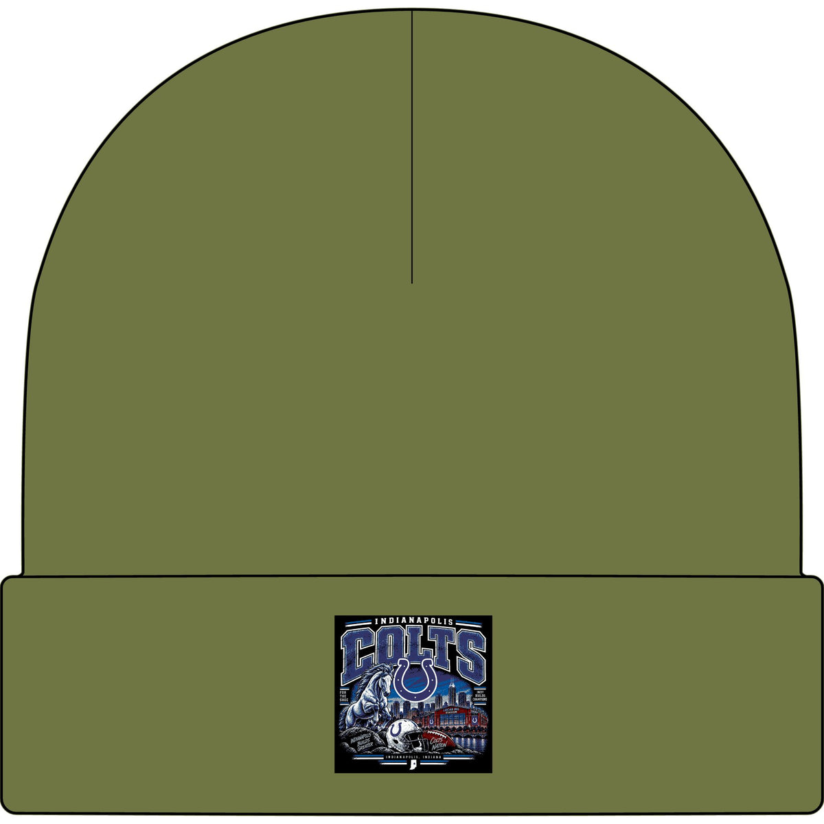 Colts Nation Indianapolis - AS Colour 1107 Cuff Beanie