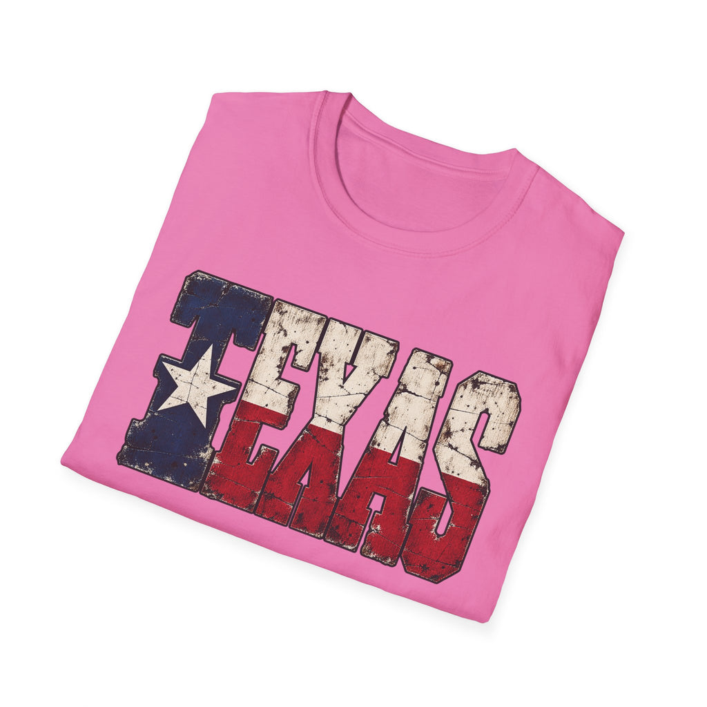 Texas Flag Block Letters - Classic Tee