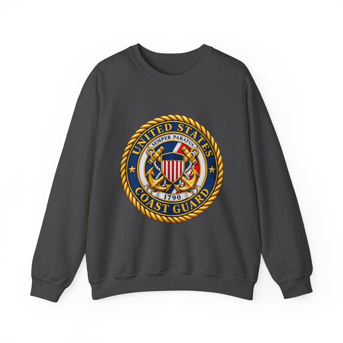 U.S. Coast Guard Emblem - Crewneck Sweatshirt