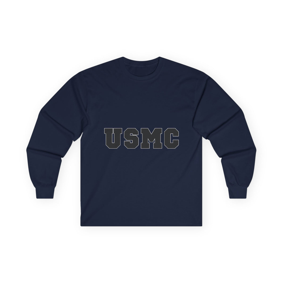 Marine Corps Varsity - Unisex Ultra Cotton Long Sleeve Tee