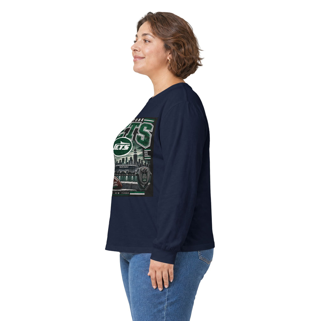 New York Jets Skyline - Unisex Ultra Cotton Long Sleeve Tee