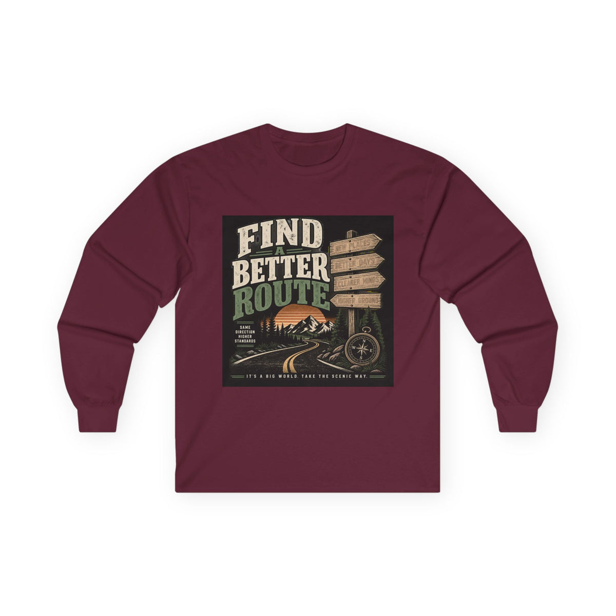Find A Better Route - Unisex Ultra Cotton Long Sleeve Tee