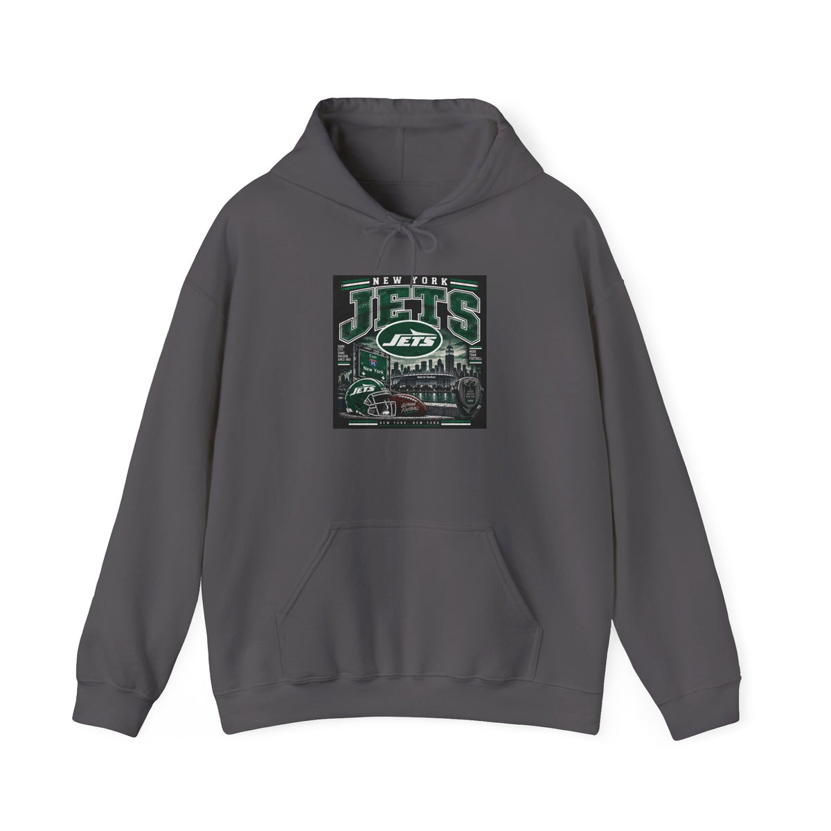 New York Jets Skyline - Hoodie