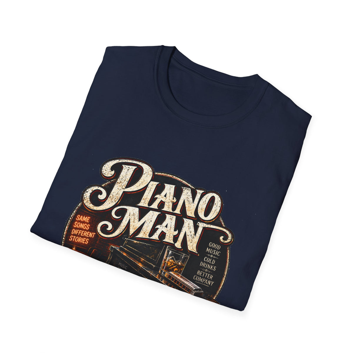 Piano Man Retro Bar - Classic Tee