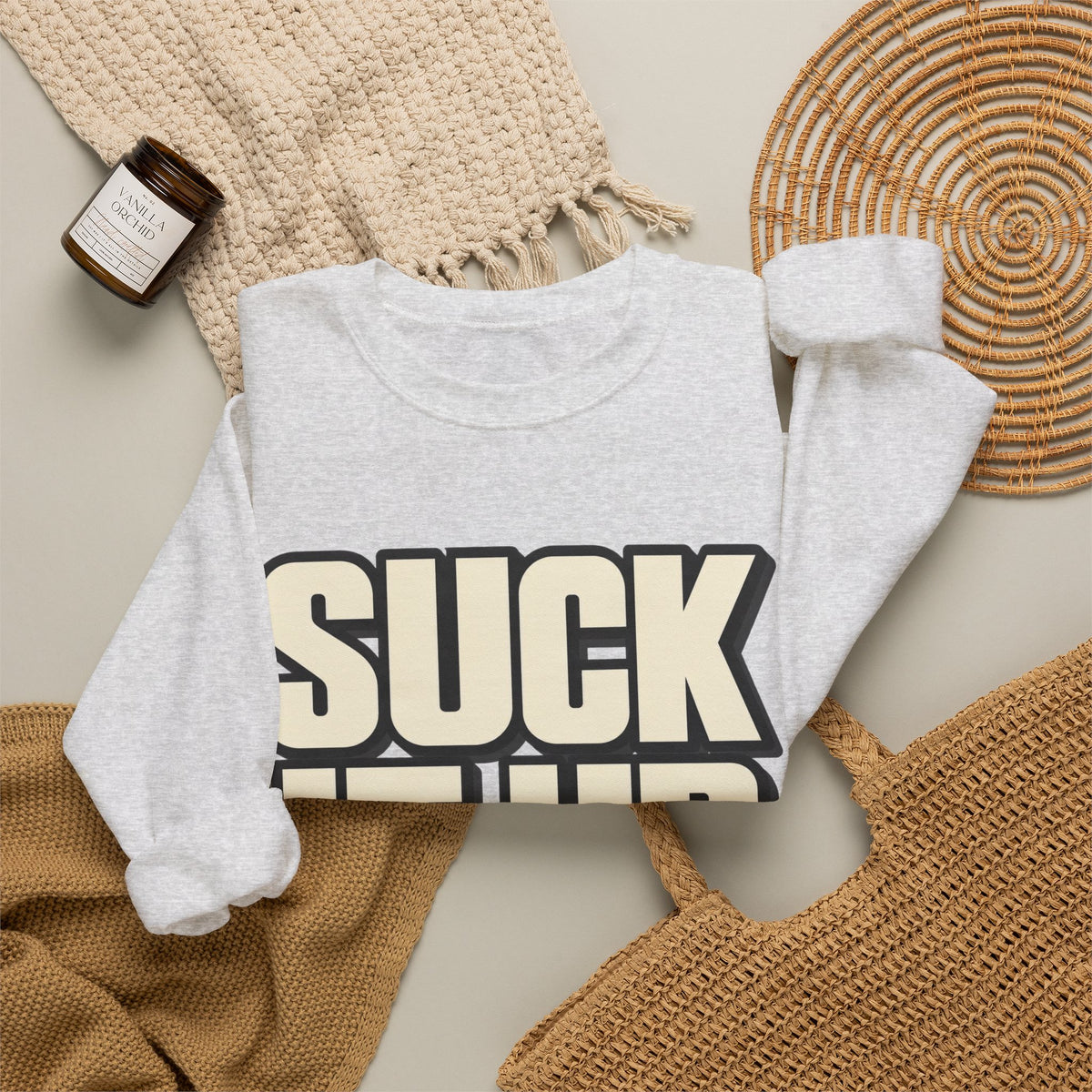 Suck It Up - Crewneck Sweatshirt