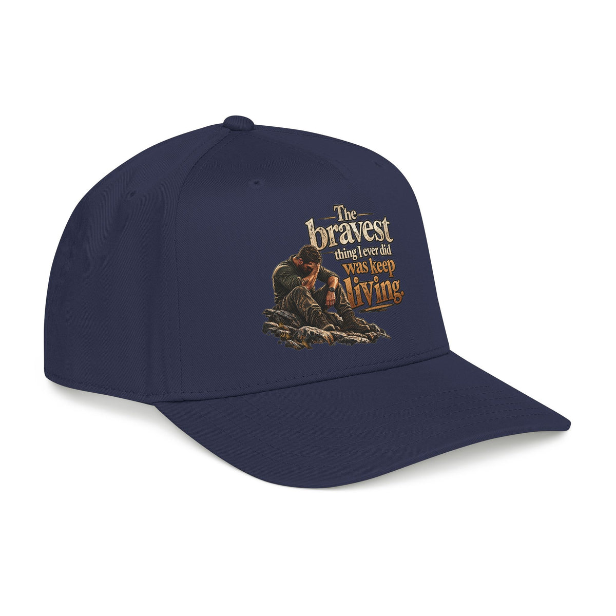 The Bravest Thing I Ever Did Was Keep Living - OTTO Baseball Hat