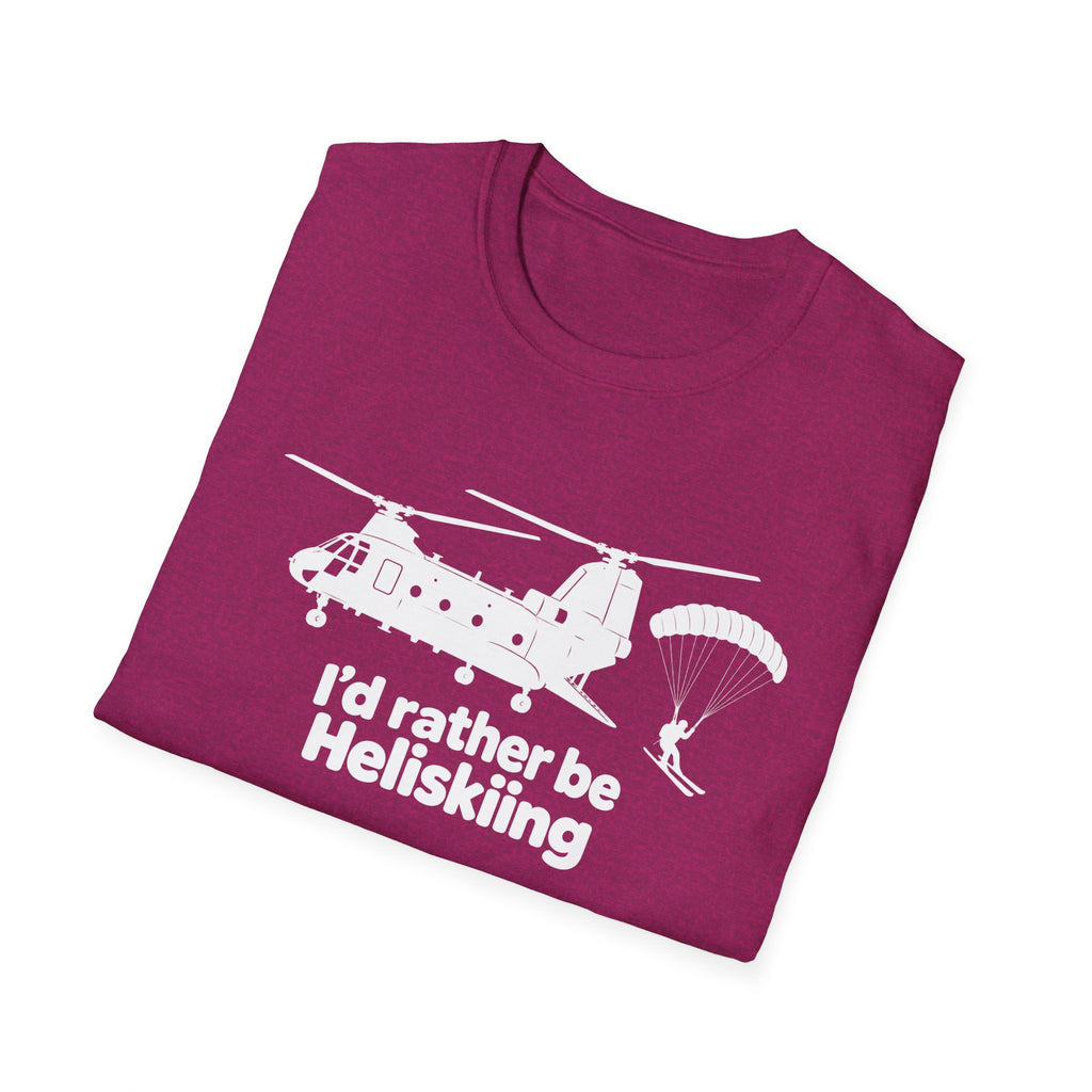 Id Rather Be Heliskiing - Classic Tee
