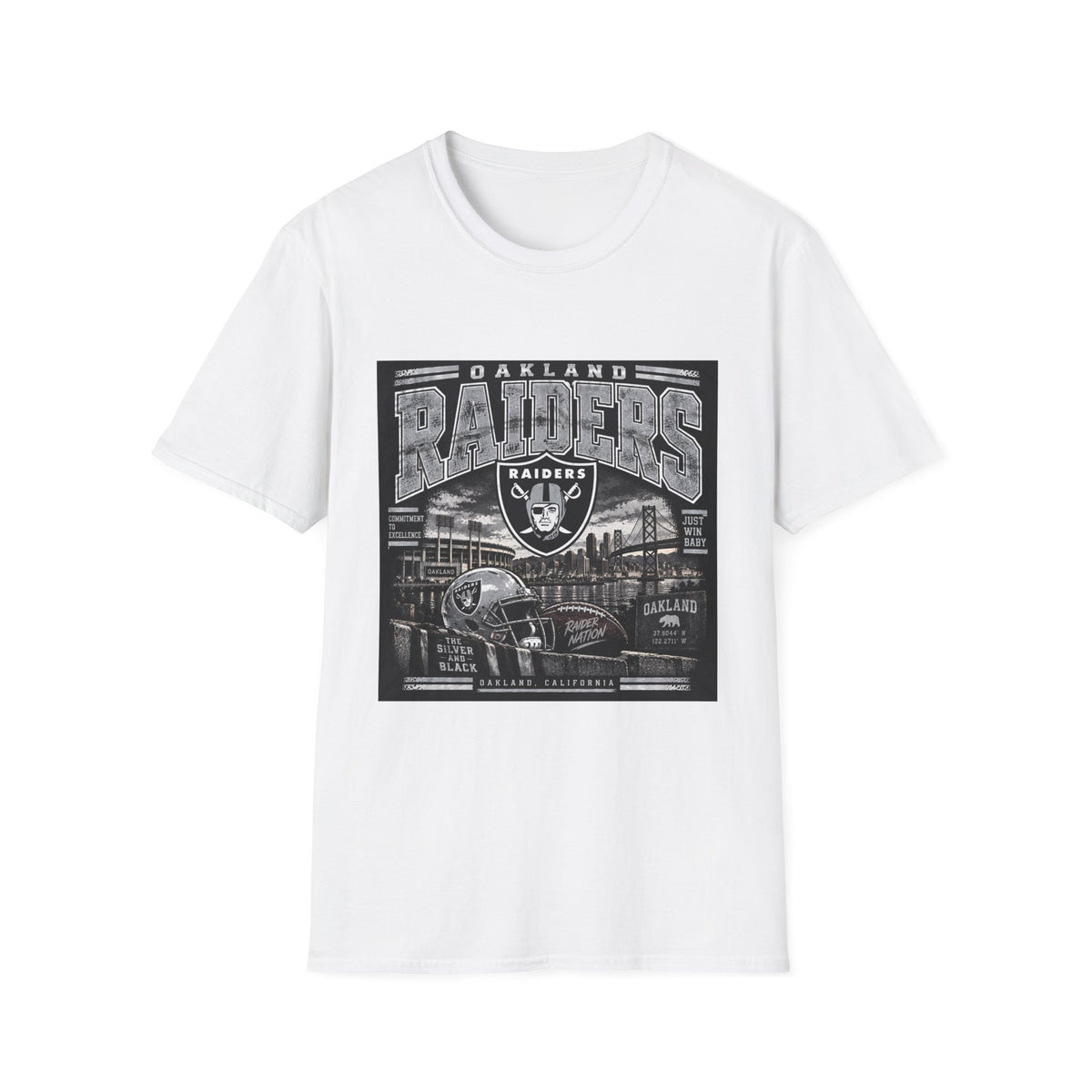 Oakland Raiders Black Heritage - Classic Tee