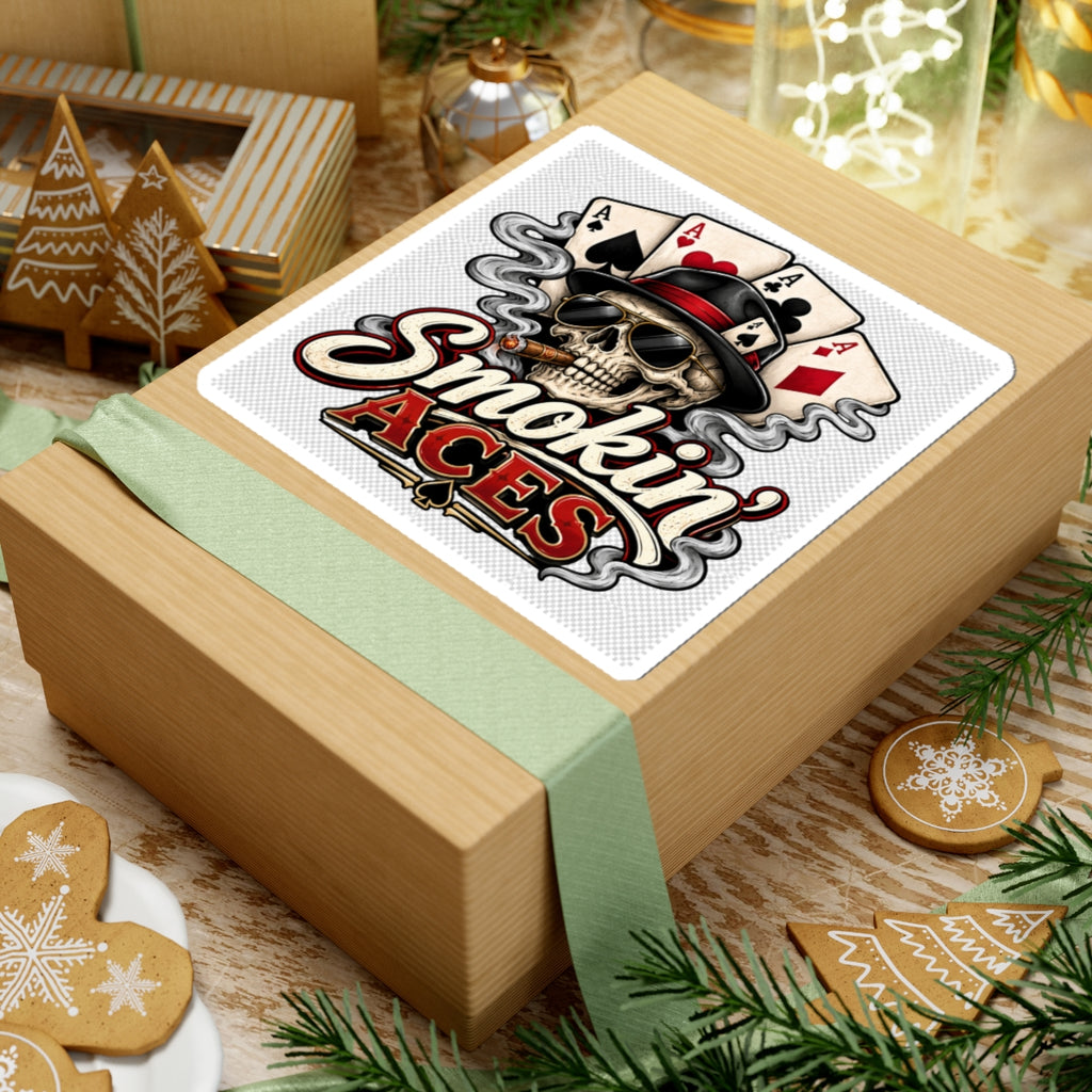Smokin' Aces - Kiss-Cut Sticker