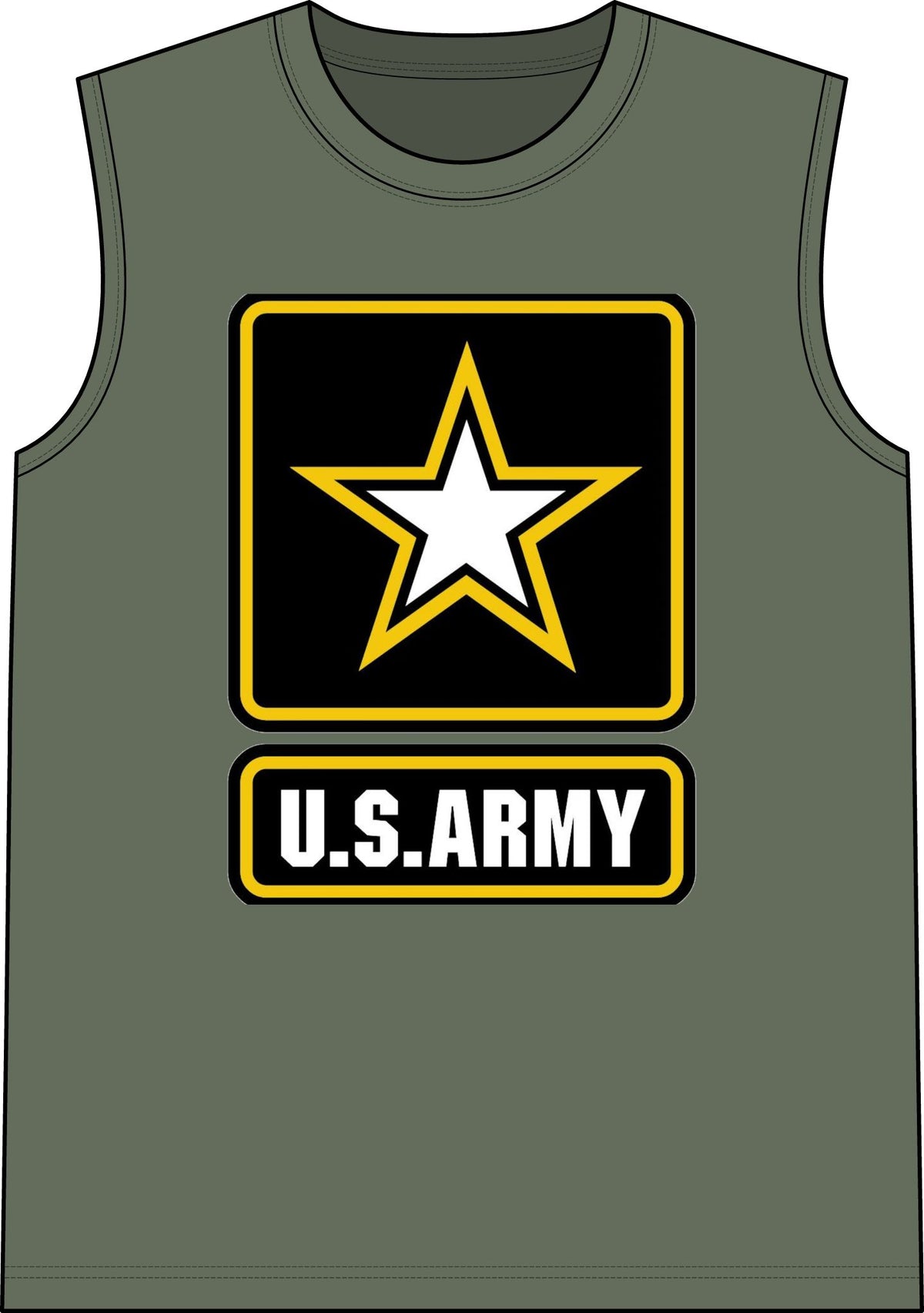 Army Strong Star - Classic Tank