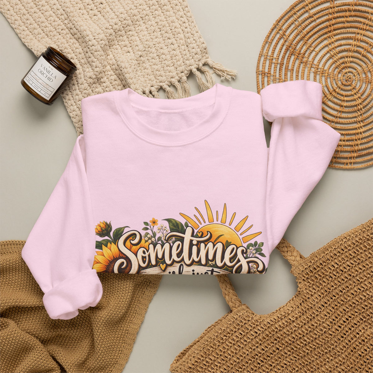Sunshine Motivation Tee - Crewneck Sweatshirt