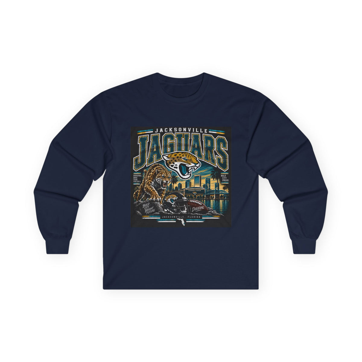 Jacksonville Jaguars Pride - Unisex Ultra Cotton Long Sleeve Tee