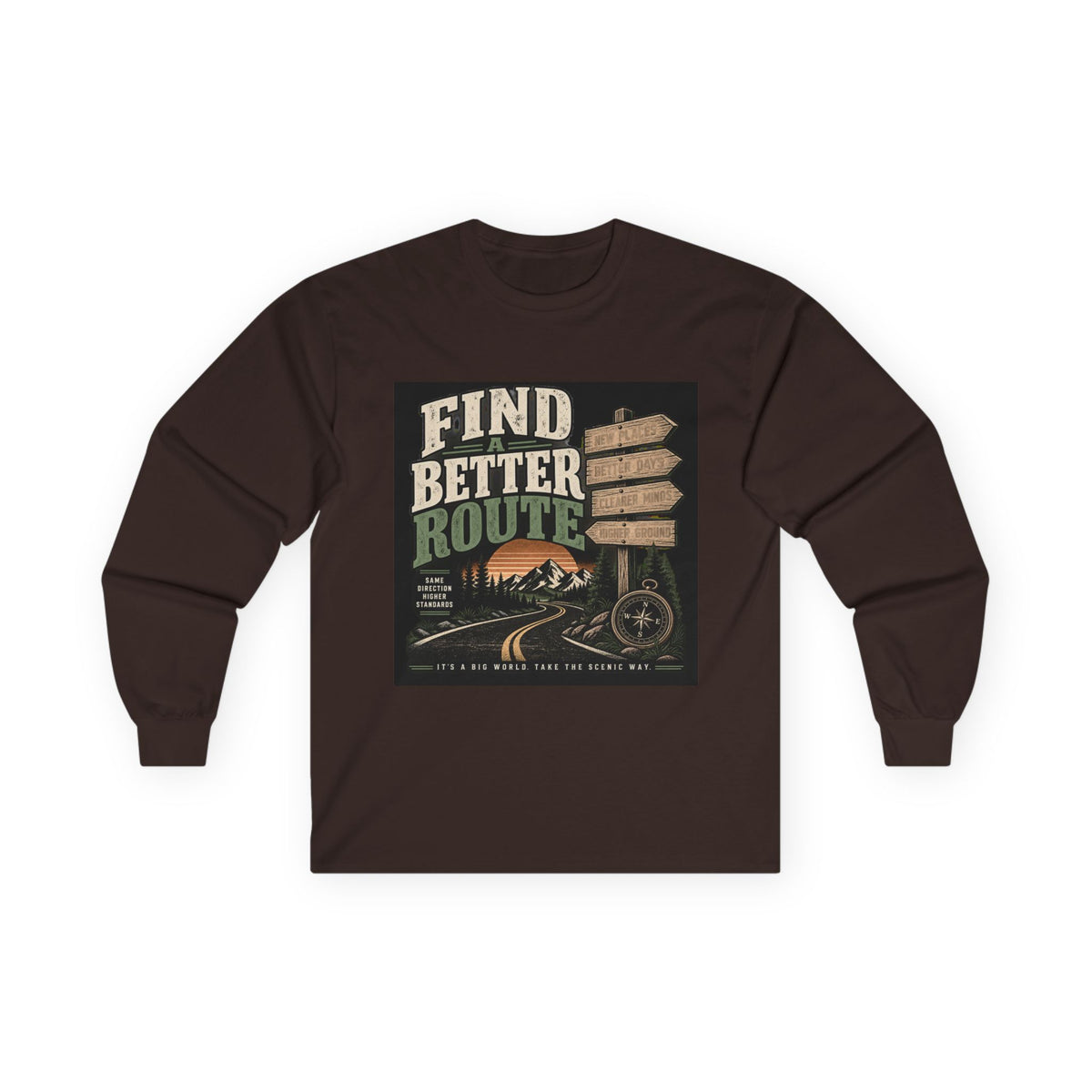 Find A Better Route - Unisex Ultra Cotton Long Sleeve Tee