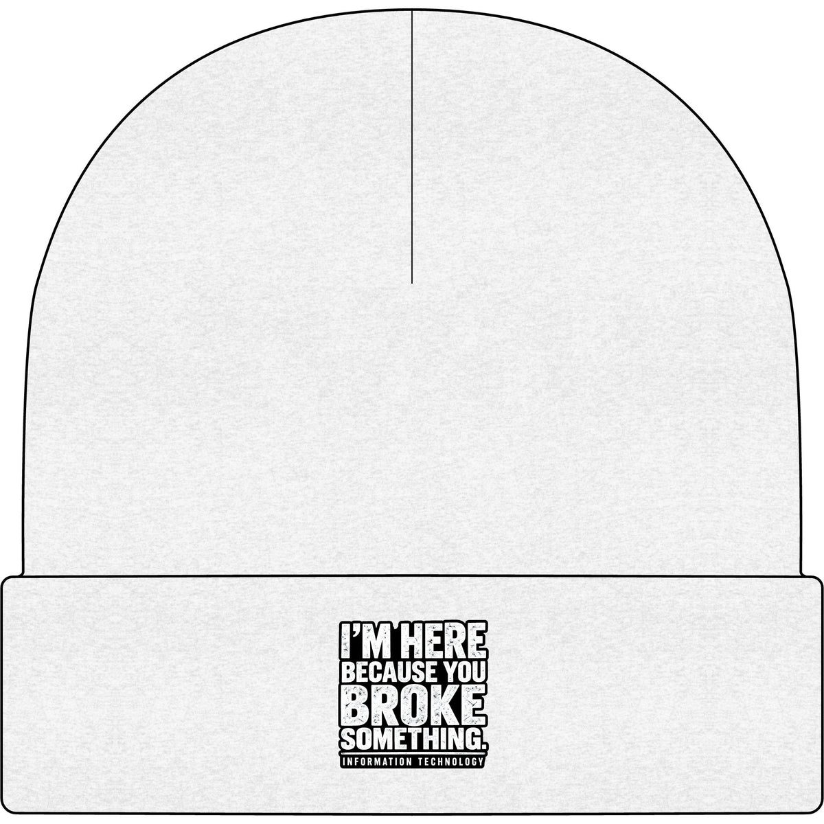 Broke Something - AS Colour 1107 Cuff Beanie