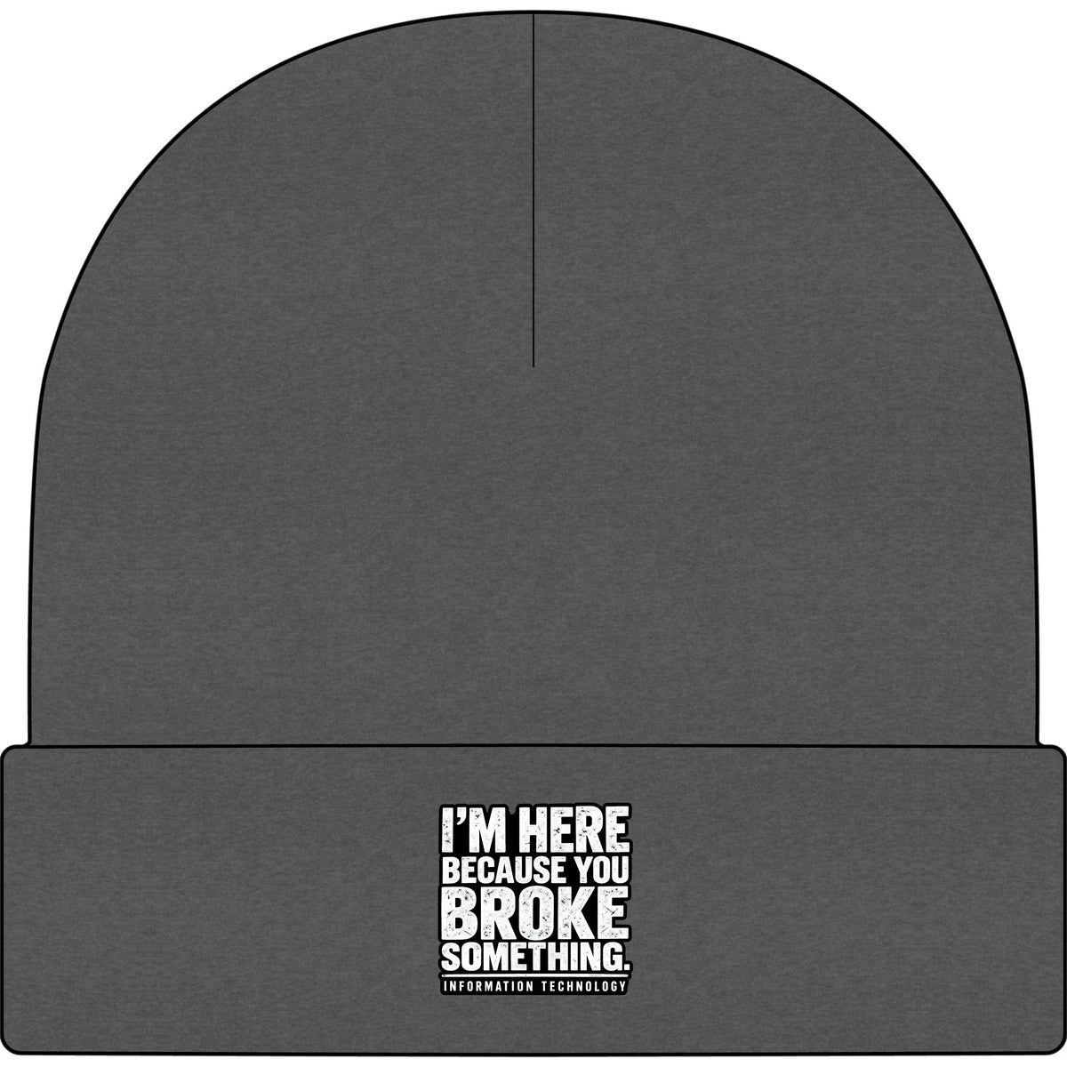 Broke Something - AS Colour 1107 Cuff Beanie