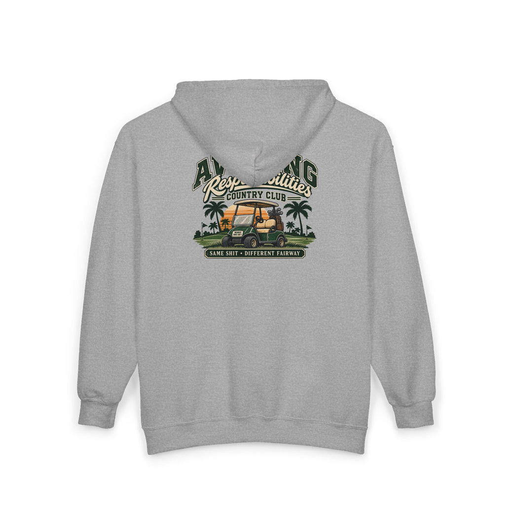 Avoiding Responsibility Country Club - Full-Zip Hooded Sweatshirt