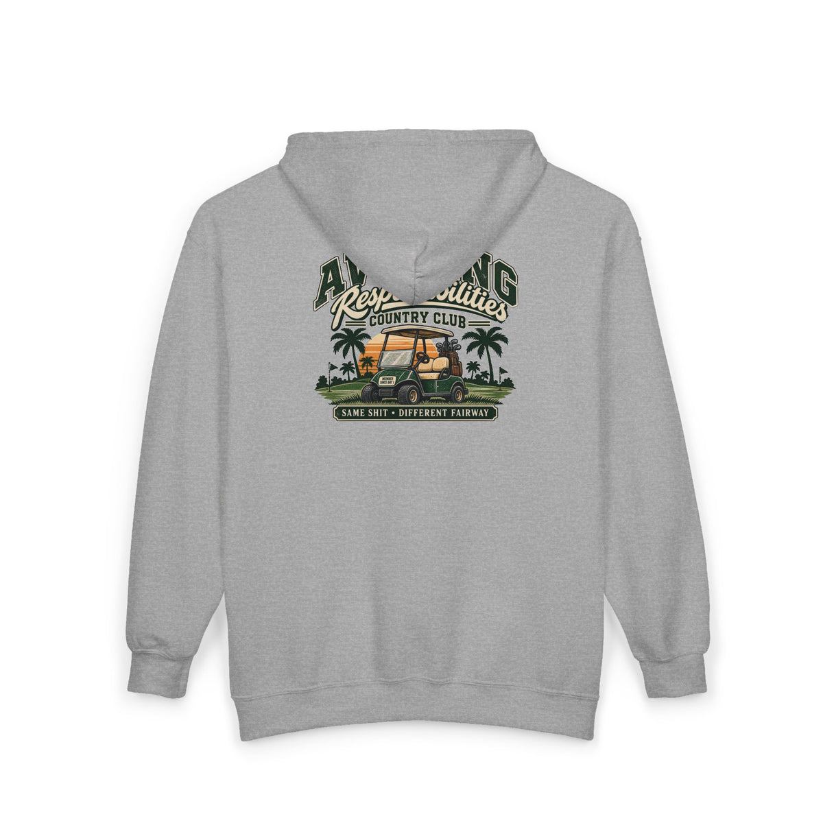 Avoiding Responsibility Country Club - Full-Zip Hooded Sweatshirt