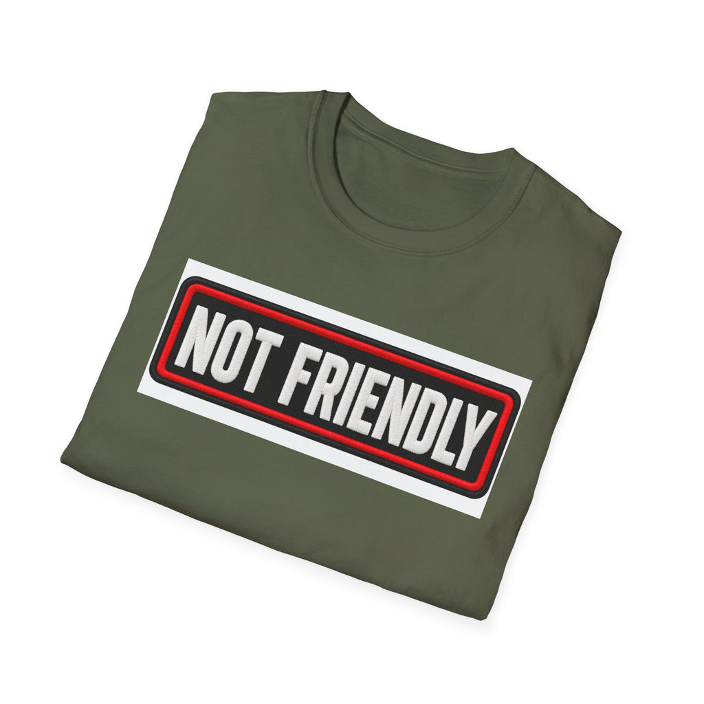 Not Friendly - Service Dog Patch - Classic Tee
