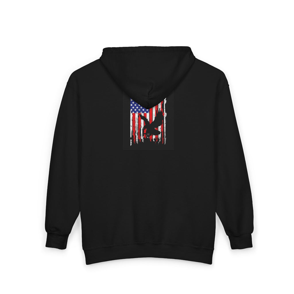 Old Glory Eagle - Full-Zip Hooded Sweatshirt